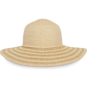 Classic Wide-Brim Straw Sun Hat in Natural